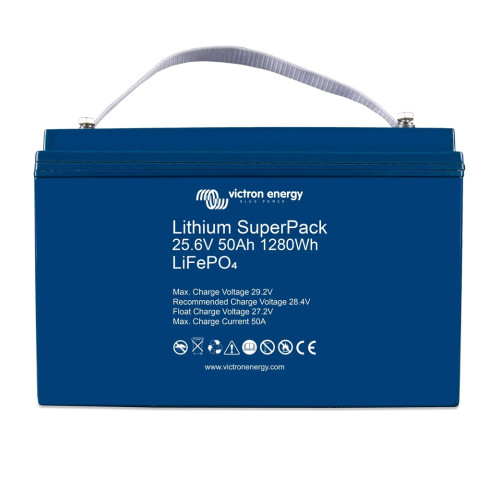 Victron Energy LiFePO baterie 25,6V/50Ah Lithium SuperPack Victron Energy LiFePO baterie 25,6V/50Ah Lithium SuperPack