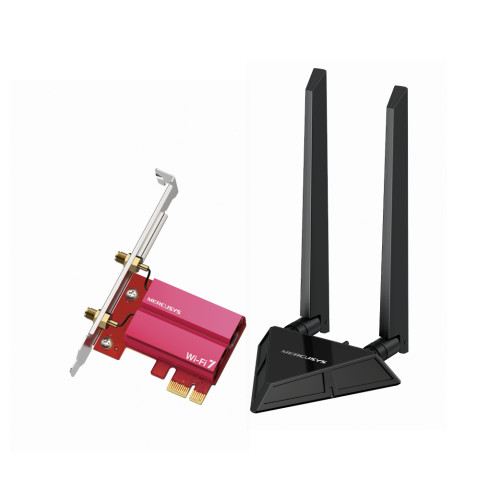 Síťová karta TP-Link Mercusys MA49BE PCIe, WiFi 7, BT 5,4, Full/Low bracket