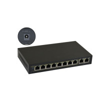 S108WP 10portový switch – 8x PoE 10/100Mbps + 2x uplink RJ45 10/100Mbps, PoE… S108WP 10portový switch – 8x PoE 10/100Mbps + 2x uplink RJ45 10/100Mbps, PoE…