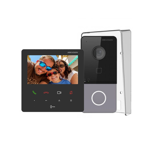 DS-KIS606-P Sada IP videotelefonu: 1x dveřní jednotka DS-KV6113-PE1(C), 1x vnitřní…