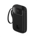 Powerbanka Baseus Qpow2 10000mAh, 30W, s kabelem USB-C černá