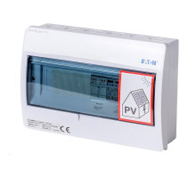 Rozvaděč R-FVE-DC1T1 EATON, T1+T2 (1000V DC / 32A) pro 1 string IP40 certifikovaný Rozvaděč R-FVE-DC1T1 EATON, T1+T2 (1000V DC / 32A) pro 1 string IP40 certifikovaný