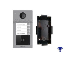 DS-KV8413-WME1(C)/Flush 2 Mpx Villa 4 tlačítková, dveřní stanice, Hliníkové šasi, Rozlišení…