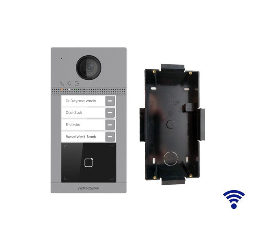 DS-KV8413-WME1(C)/Flush 2 Mpx Villa 4 tlačítková, dveřní stanice, Hliníkové šasi, Rozlišení… DS-KV8413-WME1(C)/Flush 2 Mpx Villa 4 tlačítková, dveřní stanice, Hliníkové šasi, Rozlišení…