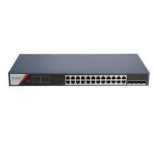 DS-3E1528P-SI-24P4F 24×PoE | 4×GigabitSFP | výkon370W | smart managed | dosah až300m /10Mb