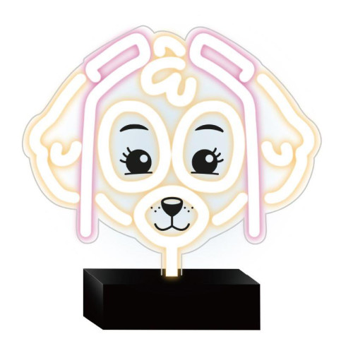 Dekorativní LED neon na stojanu Tlapková patrola - Skye