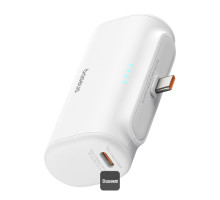 Powerbanka Baseus Compact 5000mAh, 20W, s konektorem USB-C bílá