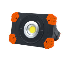 Solight LED reflektor 10W, přenosný, nabíjecí, 1000lm, oranžovo-černý Solight LED reflektor 10W, přenosný, nabíjecí, 1000lm, oranžovo-černý