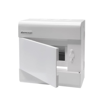 Rozvaděč SRn-6/B (N+PE) IP40 plastový 1x6 nástěnný / bílé dveře