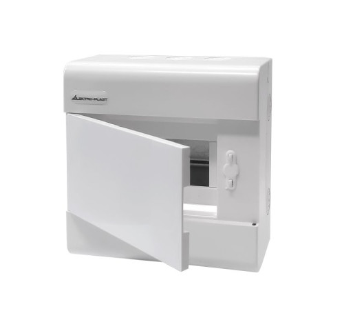 Rozvaděč SRn-6/B (N+PE) IP40 plastový 1x6 nástěnný / bílé dveře