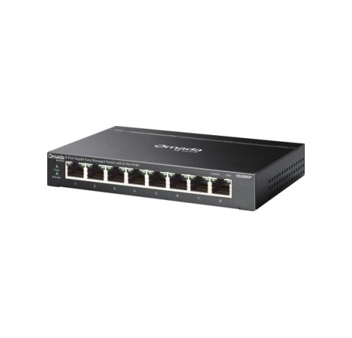 Switch TP-Link ES208GP 8x GLan s PoE+, 64W, Omáda SDN