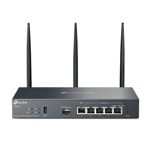 Router TP-Link ER706W VPN WiFi 6, 1x GWAN + 4x GWAN/LAN + 1x GWAN/LAN SFP, USB, Omáda SDN Router TP-Link ER706W VPN WiFi 6, 1x GWAN + 4x GWAN/LAN + 1x GWAN/LAN SFP, USB, Omáda SDN