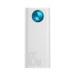 Powerbanka Baseus Amblight QC 30000mAh, 65W bílá