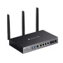Router TP-Link DR3650V VPN WiFi 6, 1x GWAN + 4x GLAN, 1x DSL, 2x FXS, USB,  Omáda SDN