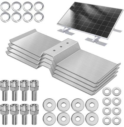 Zátěžová montážní sada MHPower pro solární panely na rovnou střechu, bez vrtání, sada 4ks Zátěžová montážní sada MHPower pro solární panely na rovnou střechu, bez vrtání, sada 4ks