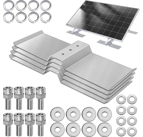 Zátěžová montážní sada MHPower pro solární panely na rovnou střechu, bez vrtání, sada 4ks