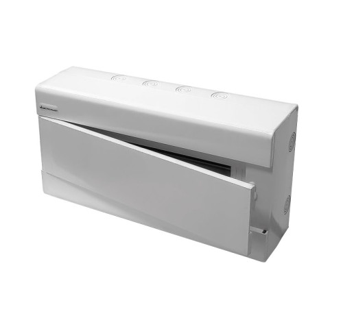 Rozvaděč SRn-18/B (N+PE) IP40 plastový 1x18 nástěnný / bílé dveře Rozvaděč SRn-18/B (N+PE) IP40 plastový 1x18 nástěnný / bílé dveře