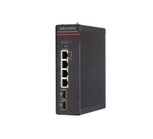 DS-3T1506HP-SI-4P2F 6 portový průmyslový switch - 4x HiPoE 90W 1Gbps + 2x uplink SFP slot…