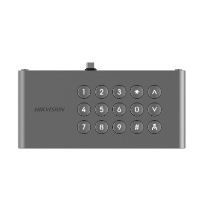 DS-KDM9633-KP Přídavný modul klávesnice pro dveřní jednotky řady DS-KD9633, 15 tlačítek,…