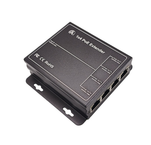 CP-PR-173 PoE extender s rozbočením na čtyři IP kamery CP-PR-173 PoE extender s rozbočením na čtyři IP kamery