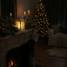 Solight LED vánoční lucerna bílá, 20cm, časovač, 2x AA Solight LED vánoční lucerna bílá, 20cm, časovač, 2x AA