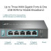 Router TP-Link ER605 SafeStream VPN 1x GWAN + 3x GWAN/LAN + 1x GLAN, USB, Omáda SDN