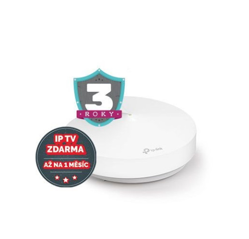 WiFi router TP-Link Deco M9 Plus(1-pack) AC2200 , 2x GLAN, 1x USB/ 400Mbps 2,4GHz/ 1734Mbps 5GHz, BT, ZigBee