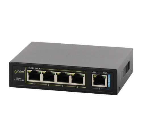 EXT-POEG5 LAN a PoE extender, 1x RJ-45 vstup, 4x RJ-45 výstup, LAN 10/100/1000Mbps,… EXT-POEG5 LAN a PoE extender, 1x RJ-45 vstup, 4x RJ-45 výstup, LAN 10/100/1000Mbps,…