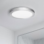 Solight LED mini panel koupelnový 2v1, 3CCT, podhledový/přisazený, 18W, 1530lm, IP54, stříbrná, kulatý