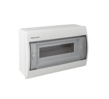 Rozvaděč RN-12 Fala (N+PE) IP40 plastový 1x12 nástěnný / průhledné dveře Rozvaděč RN-12 Fala (N+PE) IP40 plastový 1x12 nástěnný / průhledné dveře