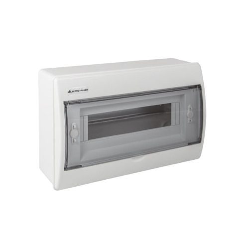 Rozvaděč RN-12 Fala (N+PE) IP40 plastový 1x12 nástěnný / průhledné dveře