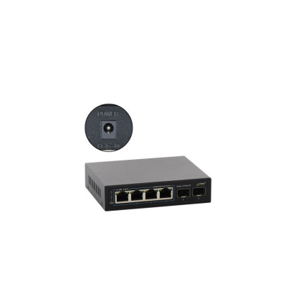 SFG64WP-BT 6 portový switch – 4x PoE++ 60W 1Gbps + 2x uplink SFP 1Gbps, PoE celkem… SFG64WP-BT 6 portový switch – 4x PoE++ 60W 1Gbps + 2x uplink SFP 1Gbps, PoE celkem…