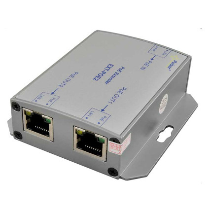 EXT-POE2 POE extender pro 2 kamery, prodloužení trasy o 100 m včetně POE