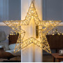 Solight LED vánoční hvězda 3D, 150 LED, 60cm, IP44, teplá bílá, časovač Solight LED vánoční hvězda 3D, 150 LED, 60cm, IP44, teplá bílá, časovač