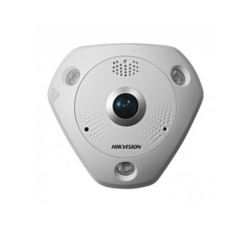 DS-2CD63C2F-IS(2mm) 12Mpx vnitřní Fisheye kamera s Digitálním WDR, poplachovými I/O a audio I/O
