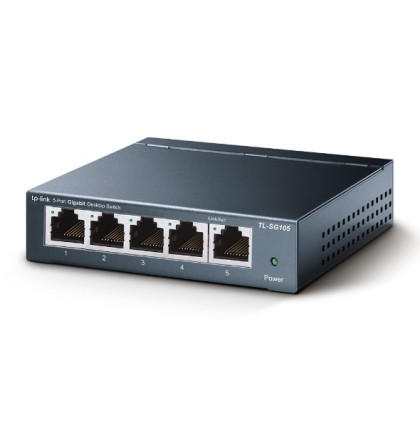 Switch TP-Link TL-SG105 switch 5x GLan, kov