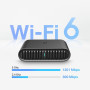 WiFi router TP-Link TL-WR1502X cestovní, AX1500, WiFi 6, 1x GWAN, 1x GLan, USB, 2,4/5GHz