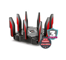 WiFi router TP-Link Archer AX11000 WiFi 6 AP, 8 x GLAN, 1x GWAN, USB C a 3.0/ 1148Mbps 2,4/ 4804Mbps 5GHz, OneMesh