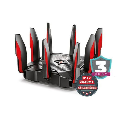 WiFi router TP-Link Archer AX11000 WiFi 6, 8 x GLAN, 1x GWAN, USB C a 3.0, 2,4/5GHz, OneMesh