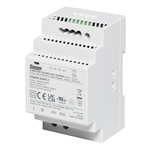 Sunny YSDS-60-24 průmyslový napájecí zdroj 24V 2,5A 60W na DIN lištu