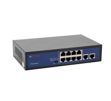 CP-DNW-HPU8H2-96-V2 Osmiportový 10/100 Mbps PoE switch s 2x 10/100 Mbps uplinkem