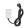 Solight vestavná zásuvka 1x 16A + USB-C 65W PD, 2m, bílá Solight vestavná zásuvka 1x 16A + USB-C 65W PD, 2m, bílá