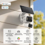 Kamera TP-Link Tapo C645D KIT 2x 2K, venkovní, IP PTZ, WiFi, přísvit, sol. panel