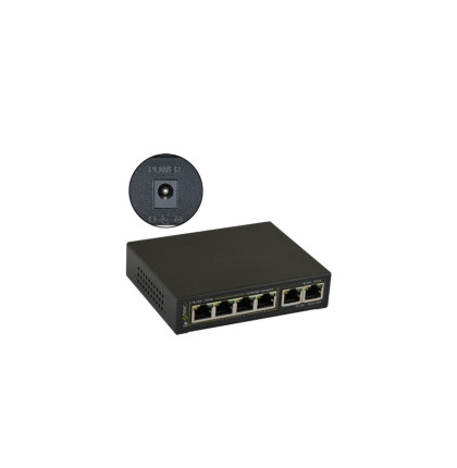 SG64WP 6 portový switch – 4x PoE 30W 1Gbps + 2x uplink 1Gbps, PoE celkem max. 60W… SG64WP 6 portový switch – 4x PoE 30W 1Gbps + 2x uplink 1Gbps, PoE celkem max. 60W…