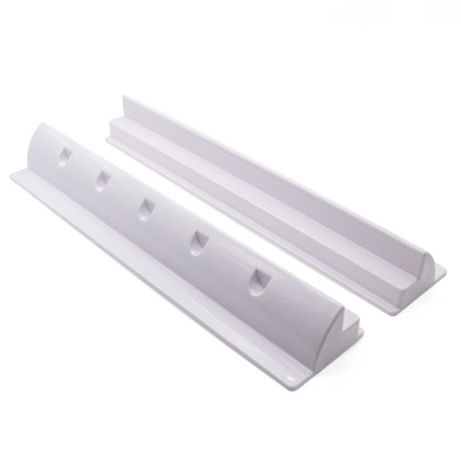 Držáky plastové LONG 68 cm pro uchycení solárních panelů - bílé (2ks sada)