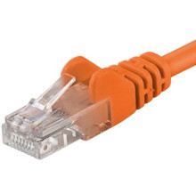 PremiumCord Patch kabel UTP RJ45-RJ45 CAT6 7m oranžová