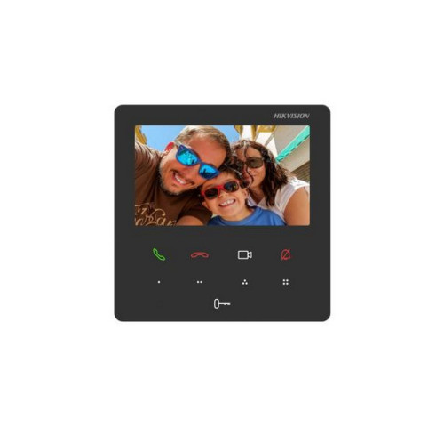 DS-KH6110-WE1/Alarm Vnitřní video + audio jednotka, dotyková tlačítka, alarmový vstup, 4.3