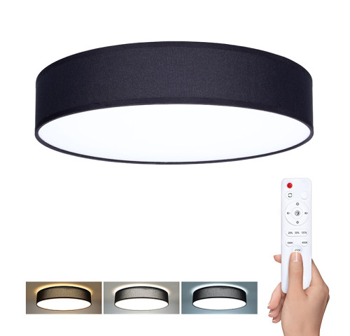 Solight LED osvětlení s dálkovým ovladačem Penley, 48W, 3360lm, 40cm, změna chromatičnosti, stmívatelné