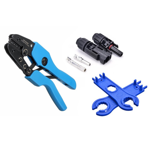 Malá sada nářadí MHPower pro krimpování solárních konektorů MC4