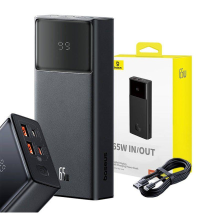 Powerbanka Baseus Star-Lord 20000mAh, 65W černá